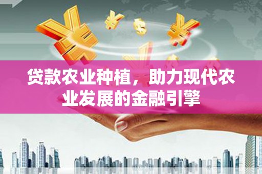 息烽贷款农业种植，助力现代农业发展的金融引擎